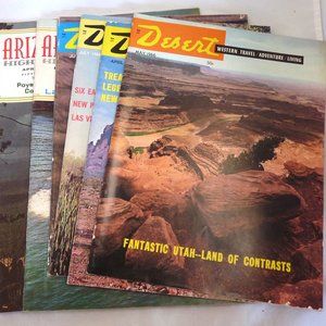 6 Arizona Highways Dessert magazines 1960s back issues  Southwest Native America